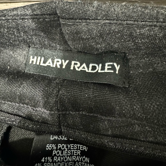 Hilary Radley Black & Gray Plaid Pants Size M - Picture 14 of 16